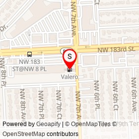 Valero on Northwest 7th Avenue,  Florida - location map