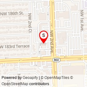 Bank of America on Northwest 2nd Avenue,  Florida - location map