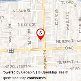 It's Me Hair Boutique on Northeast 2nd Avenue, Miami Florida - location map