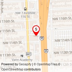 Safeguard Self Storage on Northwest 114th Street,  Florida - location map