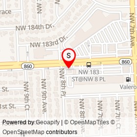 Shell on Northwest 183rd Street,  Florida - location map