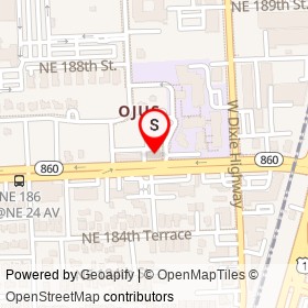 Aroma Espresso Bar on Northeast 186th Street,  Florida - location map