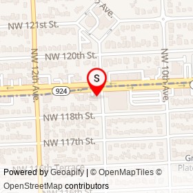 Fritanga Piolandia on Northwest 119th Street,  Florida - location map
