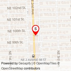 Côtè Gourmet on Northeast 2nd Avenue, Miami Shores Florida - location map