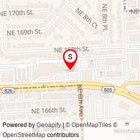 Walgreens on Northeast 167th Street,  Florida - location map
