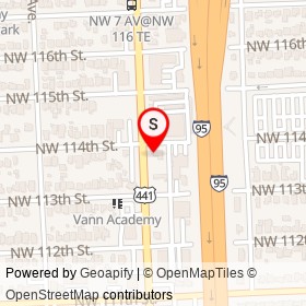 John J. Auto Sales on Northwest 114th Street,  Florida - location map