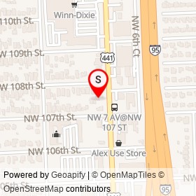 Cliff's Restaurant & Catering on Northwest 7th Avenue,  Florida - location map