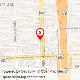 Trpical on Northwest 7th Avenue,  Florida - location map