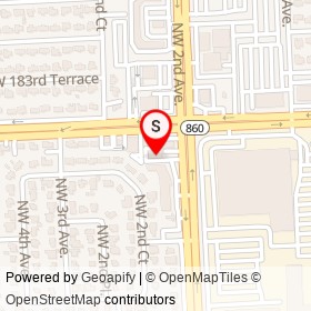 Tony's buffet on Northwest 183rd Street,  Florida - location map