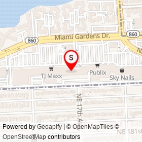 Hair Cuttery on Northeast Miami Gardens Drive,  Florida - location map