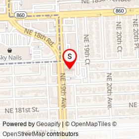Bank of America on Northeast 19th Avenue,  Florida - location map