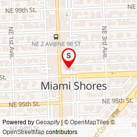 No Name Provided on Northeast 2nd Avenue, Miami Shores Florida - location map