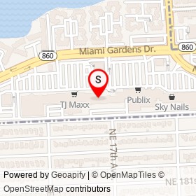 Sylake Discount Liquors on Northeast Miami Gardens Drive,  Florida - location map