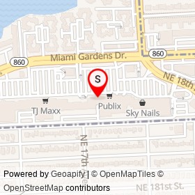 Leslie's Pool Supplies on Northeast Miami Gardens Drive,  Florida - location map