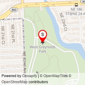 West Greynolds Park on ,  Florida - location map