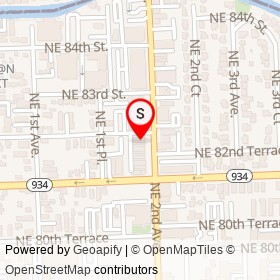 WIC on Northeast 82nd Terrace, Miami Florida - location map