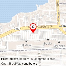 Starbucks on Northeast Miami Gardens Drive,  Florida - location map