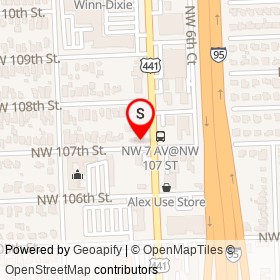 Chicagoan Bar on Northwest 7th Avenue,  Florida - location map