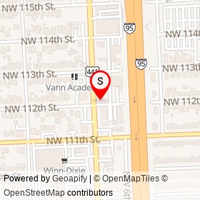 Round Table Sports Bar and Lounge on Northwest 112th Street,  Florida - location map