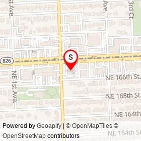 McDonald's on Northeast 166th Street,  Florida - location map