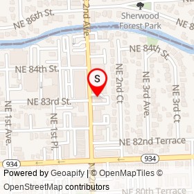 Fire Kitchen and Bar on Northeast 2nd Avenue, Miami Florida - location map