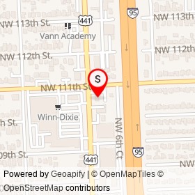 Jimmy's Diner on Northwest 7th Avenue,  Florida - location map