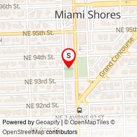 Miami Shores Memorial Park on , Miami Shores Florida - location map
