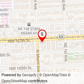 U-GAS on Northeast 167th Street,  Florida - location map