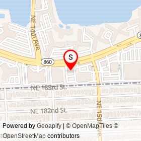Denny's on Northeast Miami Gardens Drive,  Florida - location map