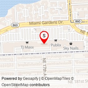 Cuban Guys on Northeast Miami Gardens Drive,  Florida - location map