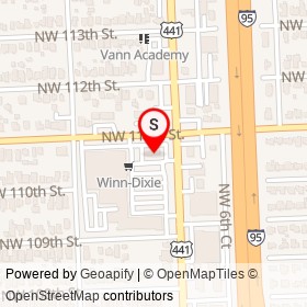 Super Beauty Discount on Northwest 7th Avenue,  Florida - location map
