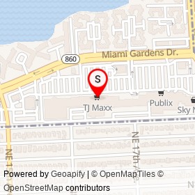 TJ Maxx on Northeast Miami Gardens Drive,  Florida - location map