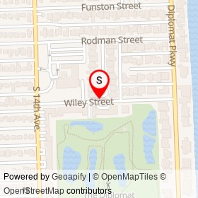 Rosenthal Playground on , Hollywood Florida - location map