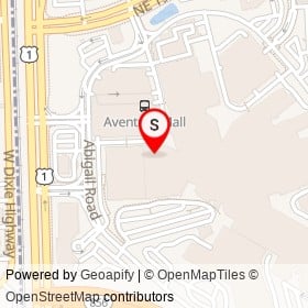 Calvin Klein on Biscayne Boulevard,  Florida - location map