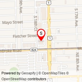 CVS Pharmacy on Fletcher Street, Hollywood Florida - location map