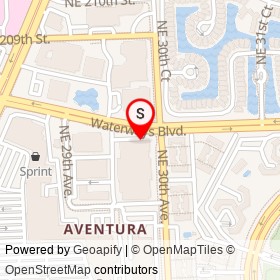 Starbucks on Northeast 207th Terrace,  Florida - location map