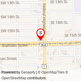 Exxon on Sheridan Street,  Florida - location map
