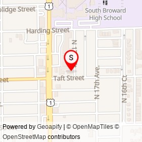 Econo Lodge on North 17th Court, Hollywood Florida - location map