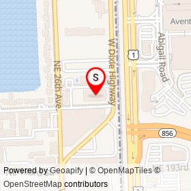 CubeSmart Self Storage of Aventura on West Dixie Highway,  Florida - location map