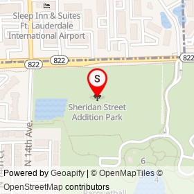 Sheridan Street Addition Park on , Hollywood Florida - location map
