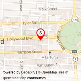 Athena Bitcoin ATM on Hollywood Boulevard, Hollywood Florida - location map