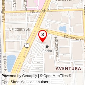 Nordstrom Rack on Biscayne Boulevard,  Florida - location map