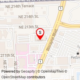 Public Storage on Biscayne Boulevard,  Florida - location map