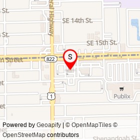 Pollo Tropical on East Sheridan Street, Hollywood Florida - location map