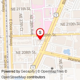 Chase on Biscayne Boulevard,  Florida - location map