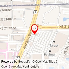 Pinkberry on Biscayne Boulevard,  Florida - location map