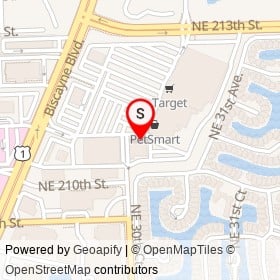 Ulta Beauty on Biscayne Boulevard,  Florida - location map