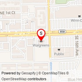Walgreens on East Hallandale Beach Boulevard,  Florida - location map