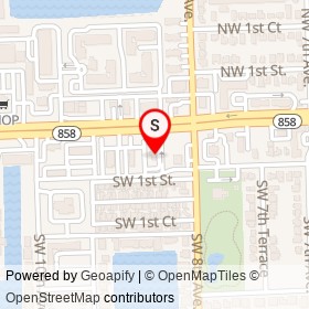 KFC on West Hallandale Beach Boulevard,  Florida - location map