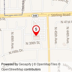 Winn-Dixie on North 40th Street, Hollywood Florida - location map